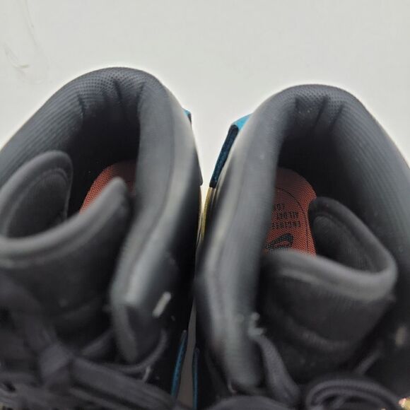 Nike Air Force 1 High Jester XX Women’s Sz 9 Black Blue Gold AR0625-001 Sneakers - Picture 10 of 13